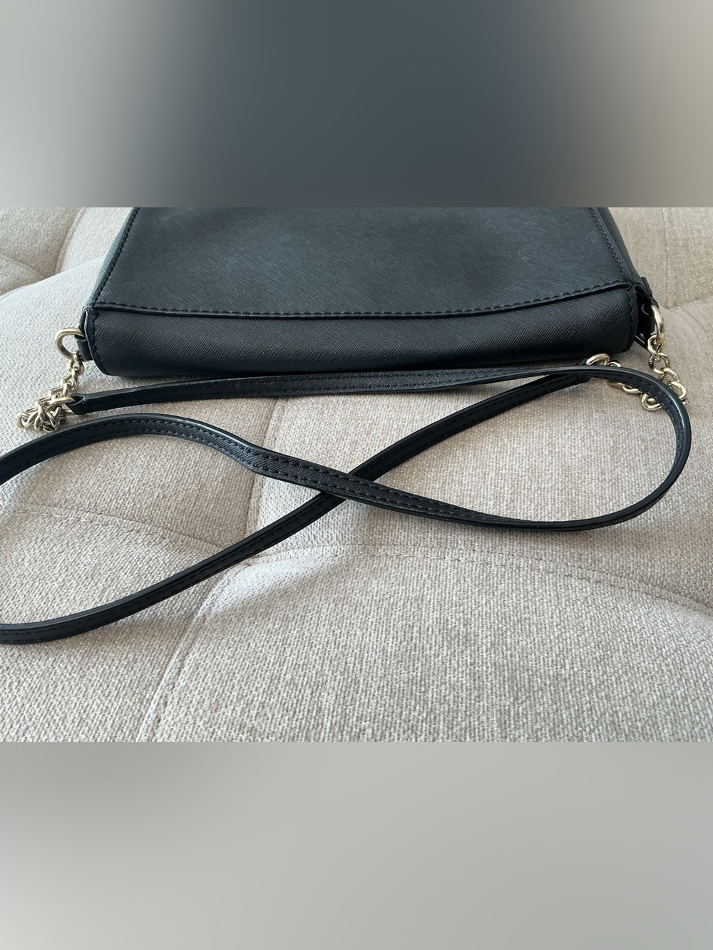 Kate Spade Charlotte Street Alek Black Saffiano Leather Crossbody/ Shoulder Bag - Picture 14 of 16